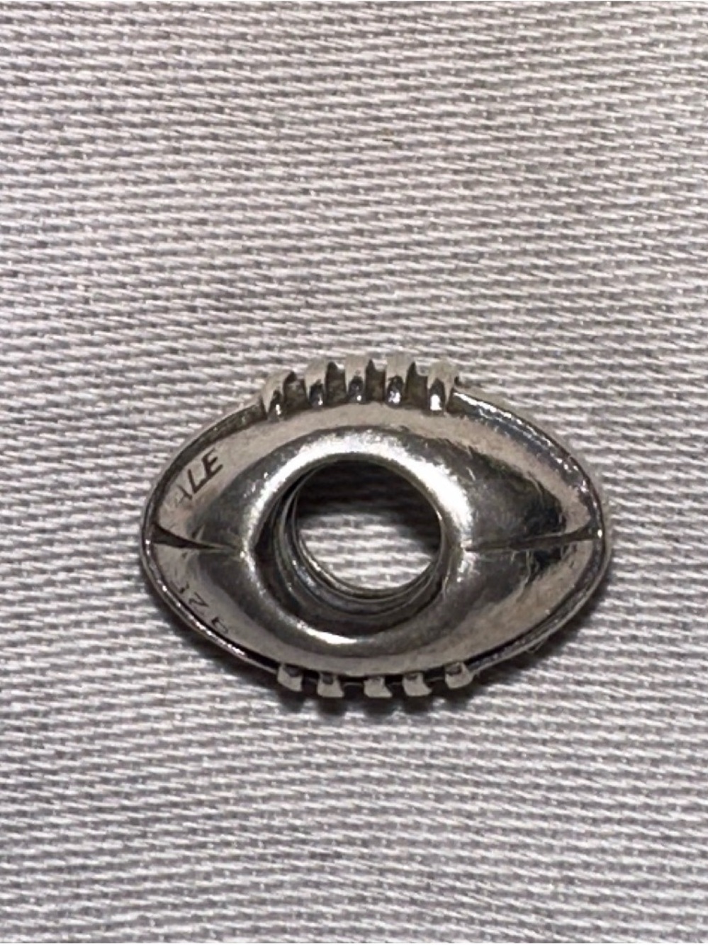 Pandora Original - First Edition Silver Football Charm